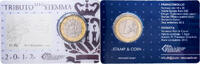 Saint-Marin 1 Euro 2012 Rome Rome, Bim&eacute;tallique, KM:485 STGL 14,95 EUR  + 4,95 EUR frais d'envoi