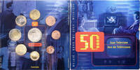 Belgique Set 1 ct. - 2 Euro + Token 50 ans de la Télévision -