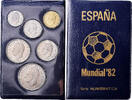 Espagne Set 50 cts. - 100 Pesetas Madrid, Coupe du monde de football -