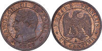 France 1 Centime Napoléon III, Paris, Bronze, Gadoury:86 -