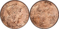 France 10 Centimes Daniel-Dupuis, MDP, Bronze, Gadoury:277 -