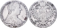 Autriche Thaler Joseph II, Refrappe, Argent, KM:T1 -