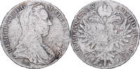 Autriche Thaler Joseph II, Refrappe, Argent, KM:T1 -