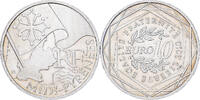 France 10 Euro Midi-Pyrénées, Paris, Argent, KM:1663 -