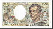 France 200 Francs Billet, 200 F 1981-1994 ''Montesquieu'' -