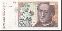 Espagne 5000 Pesetas Billet, 1992-10-12 -