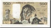 France 500 Francs Billet, 500 F 1968-1993 ''Pascal'', 1979-06-07 -