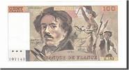 France 100 Francs Billet, 100 F 1978-1995 ''Delacroix'', KM:154e -