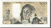 France 500 Francs Billet, 500 F 1968-1993 ''Pascal'', 1984-07-05 -