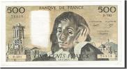 France 500 Francs Billet, 500 F 1968-1993 ''Pascal'', 1986-02-06 -