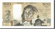 France 500 Francs Billet, 500 F 1968-1993 ''Pascal'', 1989-02-02 -