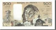 France 500 Francs Billet, 500 F 1968-1993 ''Pascal'', 1989-02-02 -