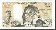 France 500 Francs Billet, 500 F 1968-1993 ''Pascal'', 1989-03-02 -