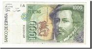Espagne 1000 Pesetas Billet, 1992-10-12, KM:163 -