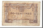 50 Centimes 1917 Frankreich Geldschein, Calais, S, Pirot:36-33 S