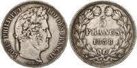 France 5 Francs Monnaie, Louis-Philippe, Marseille, Argent -
