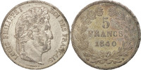 France 5 Francs Monnaie, Louis-Philippe, Rouen, Argent, KM:749.2 -