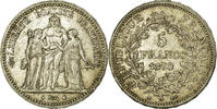 France 5 Francs Monnaie, Hercule, Paris, Argent, KM:820.1 -