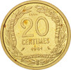 France 20 Centimes Monnaie, Aluminum-Bronze, Gadoury:330 -