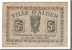 Algérie 5 Centimes Billet, Algeria, 1917-03-09 -
