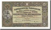 Suisse 5 Franken Billet, 1951-02-22, KM:11o -