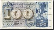 Suisse 100 Franken Billet, 1957-10-04, KM:49b -