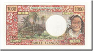 Tahiti 1000 Francs Undated (1971) -