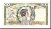 France 5000 Francs 1942-10-22, Fayette:46.43, KM:97c -