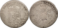 Pays-Bas espagnols 4 Patards Monnaie, BRABANT, Anvers, B, Argent, KM:121 -