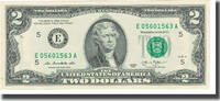 États-Unis Two Dollars Billet -