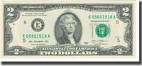États-Unis Two Dollars Billet, WASHINGTON -