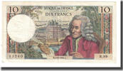 France 10 Francs Voltaire, R.Tondu-G.Bouchet-H.Morant, 1964-06-04 -