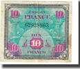 France 10 Francs Drapeau/France, Fayette:VF18.01, KM:116a -