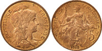 France 5 Centimes Monnaie, Dupuis, Paris, Bronze, KM:842 -