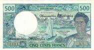 Condominium des Nouvelles-Hébrides 500 Francs Billet, New Hebrides, KM:19c -