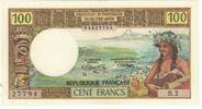 Nouvelle-Calédonie 100 Francs Billet, KM:63a -