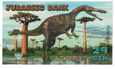 Espagne Billet Touristique Billet, JURASSIC BANK 29 DIN -