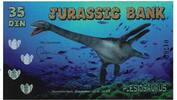 Espagne Billet Touristique Billet, JURASSIC BANK 35 DIN -
