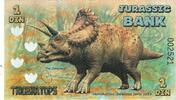 Espagne Billet Touristique Billet, JURASSIC BANK 1 DIN -