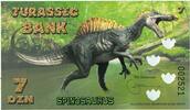 Espagne Billet Touristique Billet, JURASSIC BANK 7 DIN -