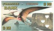 Espagne Billet Touristique Billet, JURASSIC BANK 13 DIN -