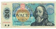 Tchécoslovaquie 20 Korun Billet, KM:95 -