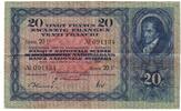 Suisse 20 Franken Billet, 1942-12-04, KM:39l -