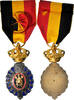 Belgique Médaille Médaille du Travail 1ère Classe avec Rosace, Excellent -