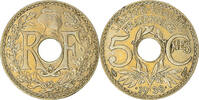 France 5 Centimes Monnaie, Lindauer, Etoile, Nickel-Bronze -