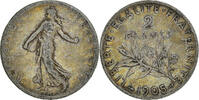 France 2 Francs Monnaie, Semeuse, Paris, Argent, Gadoury:532 -