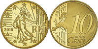 France 10 Euro Cent Paris, BE, Laiton, KM:1410 -
