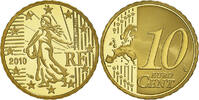 France 10 Euro Cent Paris, Proof / BE, Laiton, KM:1410 -
