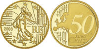 France 50 Euro Cent Paris, BE, Laiton, KM:1412 -