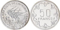 États de l'Afrique centrale 50 Francs Monnaie, Paris, ESSAI -